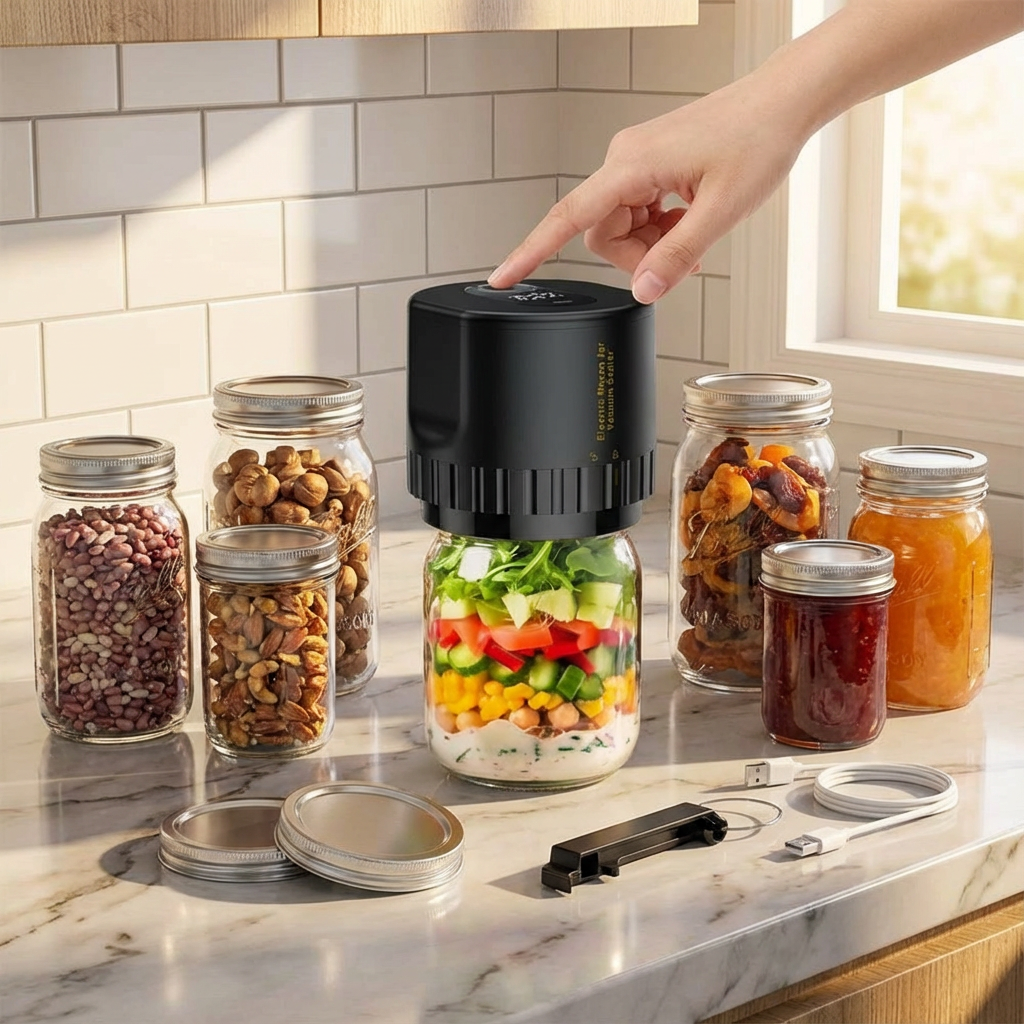Electric Vacuum Sealer Machine - Effortless Food Preservation & Versatile Use - Image 3