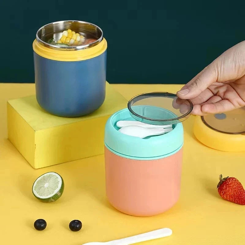 Insulated Stainless Steel Thermos Lunch Box – Leak-Proof Container for Hot and Cold Meals - Image 5