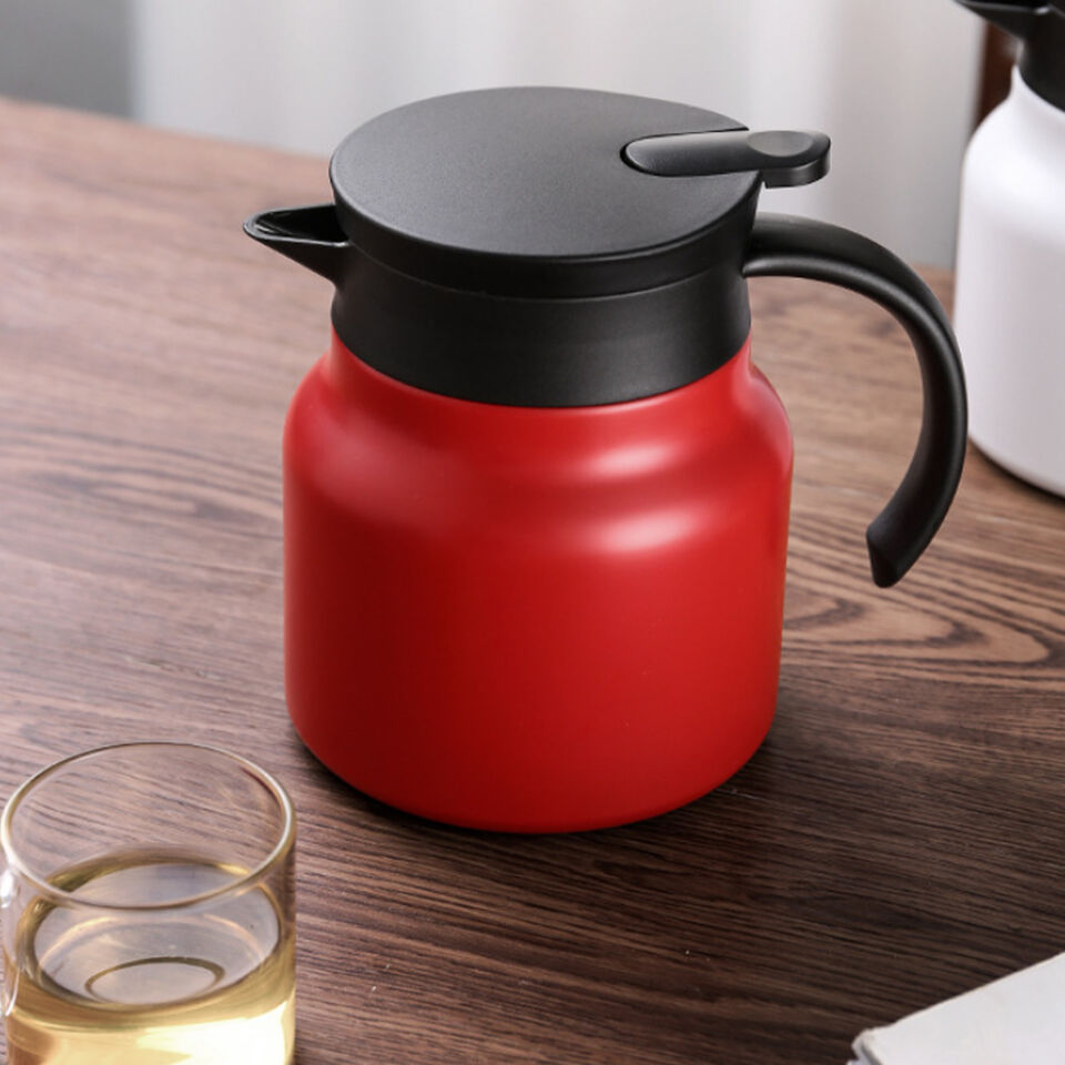 Stainless Steel Insulation Pot - Spill-Proof Thermal Jug for Hot Beverages, Durable Vacuum Design, Easy Pour Spout - Image 4