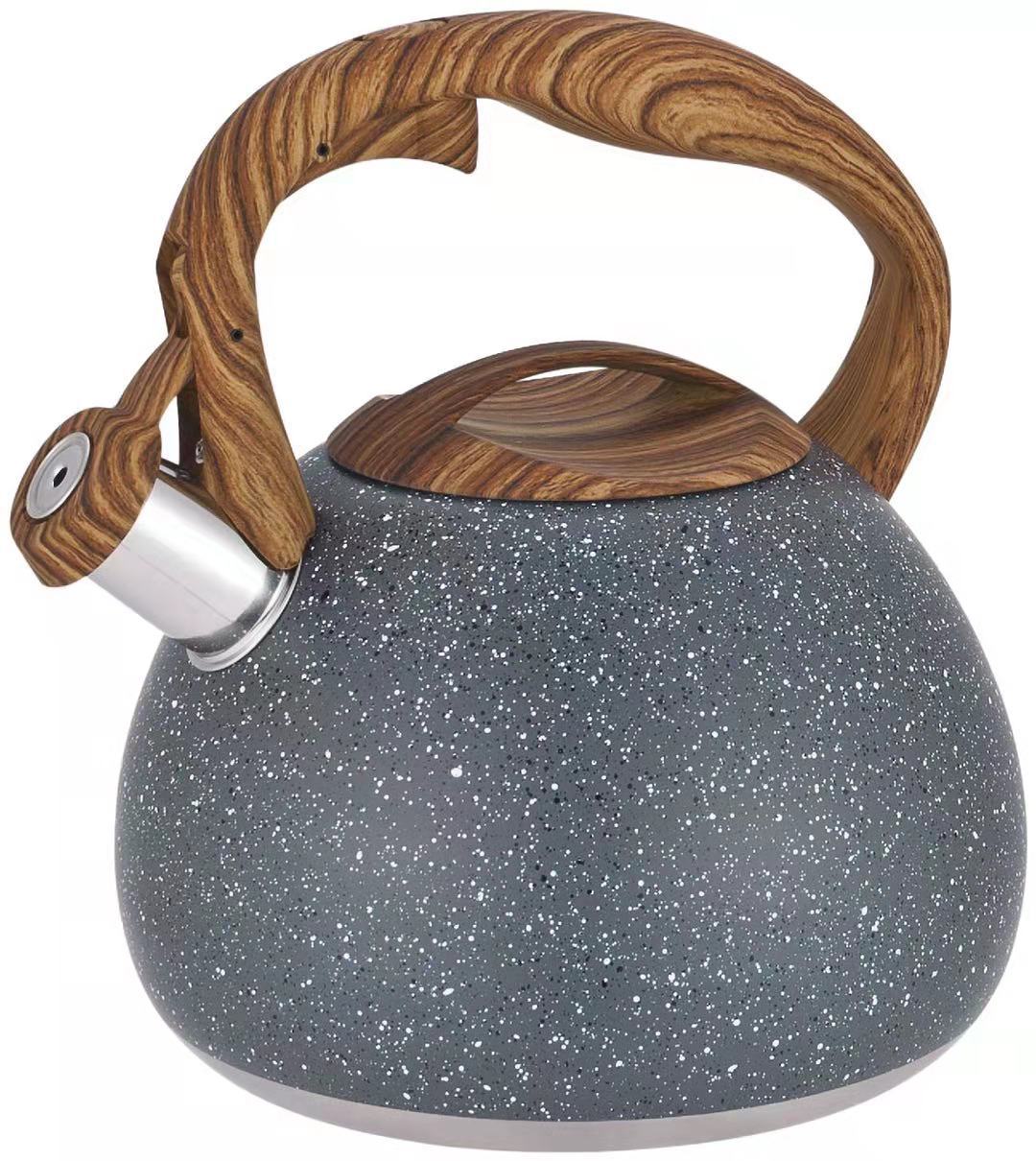 Whistling Tea Kettle 95oz Stainless Steel Stovetop Ergonomic Handle - Image 8
