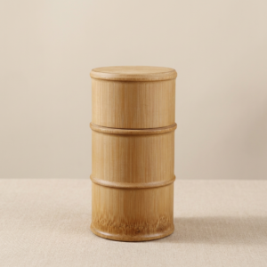 Bamboo Storage Container, Bamboo Material, Multiple Sizes, With Lid